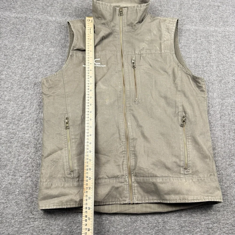 Kuhl Burr Vest Mens Medium Vintage Patina Dye Fleece‎ Lined Sleeveless Hiking